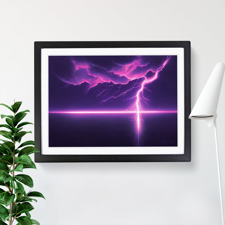 Lightning bolt deals wall art